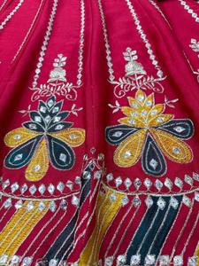 Designer à la mode magnifique Top-plazzo Set Top en rayonne lourde de haute qualité avec broderie Plazo (entièrement cousu) - Product Image 5