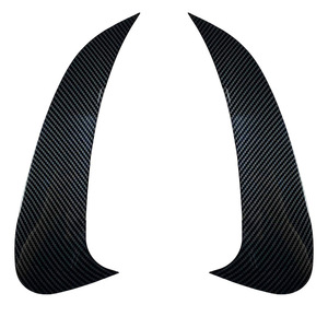 Mercedes-Benz C-Class W206 Rear Bumper Air Blade Carbon Fiber Texture ABS Modification Part 301 - Product Image 3
