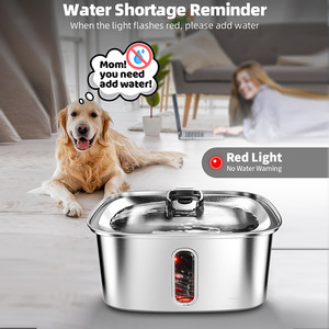 Fontaine à eau intelligente en acier inoxydable pour animaux de compagnie, 1500g, détachable, pour chiens et chats WF530 - Product Image 3