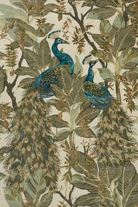 Alfombra de Diseño de Lujo con Patrón de Pavo Real, Hecha a Mano con Lana de Nueva Zelanda, para Decoración de Hogar de Primera Calidad, Venta al Por Mayor - Product Image 3