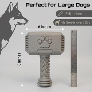 Jouets pour chiens en caoutchouc naturel sur mesure pour les chiens qui mâchent agressivement, jouet à mâcher durable pour chiens super mâcheurs - Product Image 3