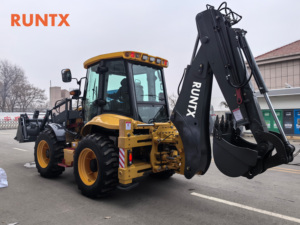 RUNTX Chinese Brand New 388h Bagger lader mit sechs in einem Eimer - Product Image 4
