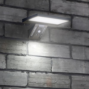 Đèn <span class=keywords><strong>LED</strong></span> năng lượng mặt trời mới gắn tường ngoài trời Cảm biến chuyển động, 104 hạt đèn <span class=keywords><strong>LED</strong></span> siêu sáng Không cần lắp đặt dây điện Đèn sân vườn năng lượng mặt trời chống nước - Product Image 1