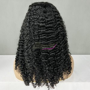 High Quality Burmese Curly Wig in 5X5 100 Human Hair Vibrant Blonde Tones Dense Bouncy Curls Modern Wear - Product Image 3