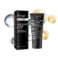 Crème raffermissante instantanée pour les yeux de marque privée Crème pour les yeux anti-âge raffermissante pour les ridules des pattes d'oie