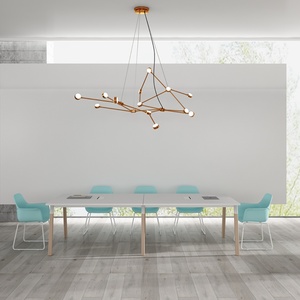 <b>Large</b> Modern Mfc Conference Room Meeting Table <b>Desk</b> Wooden Office Furniture Melamine 8 Person Boardroom Table - Product Image 3