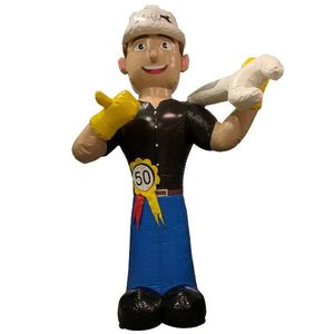 Divertido modelo inflable Abraham Cocker blow up Party Doll con impresión es perfecto para hombres favoritos o lugares <span class=keywords><strong>de</strong></span> catering, eventos - Product Image 6
