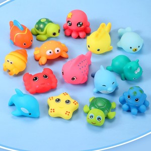 WOWEI Juguete de patito amarillo suave y chirriante de vinilo y plástico <span class=keywords><strong>para</strong></span> piscina y baño, pequeño regalo colorido <span class=keywords><strong>para</strong></span> té con leche - Product Image 1