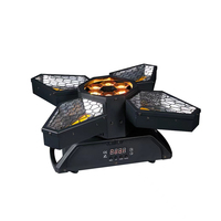 Fourniture transfrontalière de bar Nettoyage Atmosphère Lumières Quatre Feuilles Scène Fête De Mariage Rétro Lumières Disco Stroboscopique Ventilateur Lumières