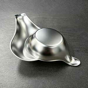 Stainless Steel <b>Dipping</b> Bowl with Handle Western Style Steak Sauce Spoon Barbecue <b>Dipping</b> Dish Golden Tomato Sauce Cup - Product Image 4