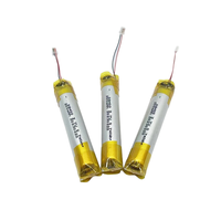 Batterie lithium-ion solide 3,7 V 200 mAh, cellule souple rechargeable LiCoO2 avec cathode, 300 cycles, pour l'électronique grand public