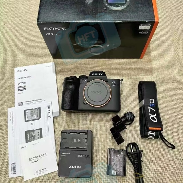 Newly A7S III ILCE Professional Full Frame Mirrorless Instant Camera CMOS Sensor 4K 120fps Video Waterproof/Shockproof Vlog