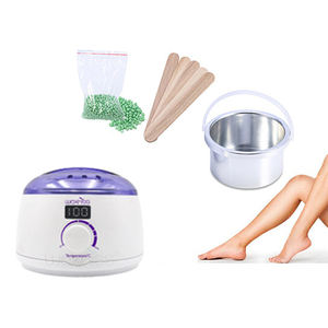 Kit de cera para depilación, <span class=keywords><strong>calentador</strong></span> de cera, maceta, se aceptan frijoles de cera personalizados y palos aplicadores de madera - Product Image 6