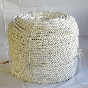 Corde blanche 25mm * 220m de brin de la couleur 3 de basse élongation douce durable pour la sécurité de emballage de bride - Product Image 3