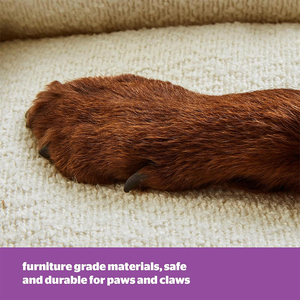 SUREWALHOME luxe confortable canapé <span class=keywords><strong>pour</strong></span> animaux de compagnie doux en peluche Boucle lit <span class=keywords><strong>pour</strong></span> <span class=keywords><strong>chien</strong></span> grand <span class=keywords><strong>coussin</strong></span> moelleux Durable <span class=keywords><strong>Anti</strong></span> anxiété chiot lit de couchage - Product Image 5