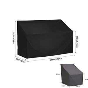 <span class=keywords><strong>Housse</strong></span> de <span class=keywords><strong>chaise</strong></span> <span class=keywords><strong>longue</strong></span> de patio en polyester 420D imperméable <span class=keywords><strong>pour</strong></span> l'extérieur, résistante aux UV, housses de meubles de patio - Product Image 2