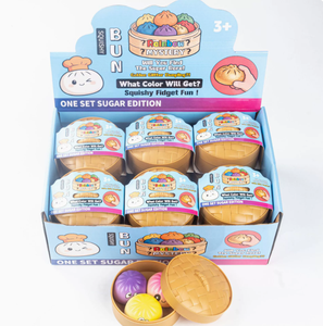 Lot de 3 Boîtes Mystères Squishy Dumpling Visage Souriant, Jouet Squishy Dumpling Viral, Jouets Anti-Stress à Presser - Product Image 3