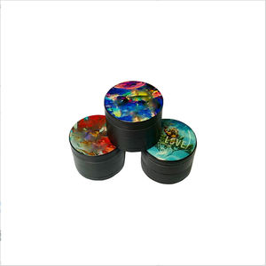 Tabakgrinder aus Acryl, 3-teilig, Rundes Design mit Scharfen Zähnen, Großhandel Tabak- und Gewürz-Kunststoff-Kräutermühle - Product Image 5