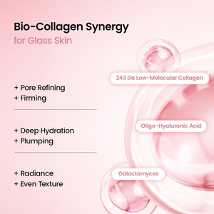Maschera Viso Coreana al Collagene Bio, Idratante e Liftante per Pelle Secca, Trattamento Notturno - Product Image 3