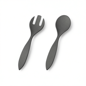 ชุดอุปกรณ์เสิร์ฟสลัด 2 ชิ้น ดีไซน์ธรรมชาติ แพ็ค 4 ชุด - Product Image 2