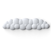 Repose-poignets ergonomique pour clavier et souris Cloud, pour soulager les douleurs au bras - Support de poignet ergonomique avec base antidérapante en PU