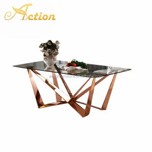 Moderne Simple Grand Mariage <span class=keywords><strong>Table</strong></span> Ovale En Acier Inoxydable Plus <span class=keywords><strong>Personnes</strong></span> <span class=keywords><strong>Table</strong></span> À <span class=keywords><strong>Manger</strong></span> <span class=keywords><strong>Pour</strong></span> Événement De Banquet Utilisé - Product Image 5