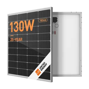 Ue単結晶太陽光発電小型ソーラーパネル価格60W 80W 90W 130W150ワットパワーソーラーパネル