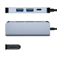 4 in 1 USB 3.1 USB-C Typ C zu USB 3.0 HDMI PD Ausgang Buchse Adapter kabel für MacBook und MacBook Pro