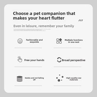 Siège de voiture portable pour chat et chien de petite taille, lit de sécurité pour animaux de compagnie, pour console centrale - Vente en gros