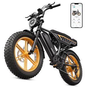 Bicicleta Eléctrica TST R9 para Adultos con Motor de 250W, Batería Integrada de 48V 15Ah/35Ah, Alcance de 55-190km, 25 km/h, Neumático Grueso de 20 Pulgadas - Product Image 6
