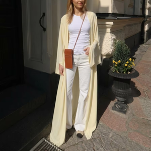 Wholesale Premium Polyester Abaya Dress for Muslim Women-Elegant Floral Pattern <strong>Modesty</strong> <strong>Style</strong> Autumn/Spring Season Open Front - Product Image 1
