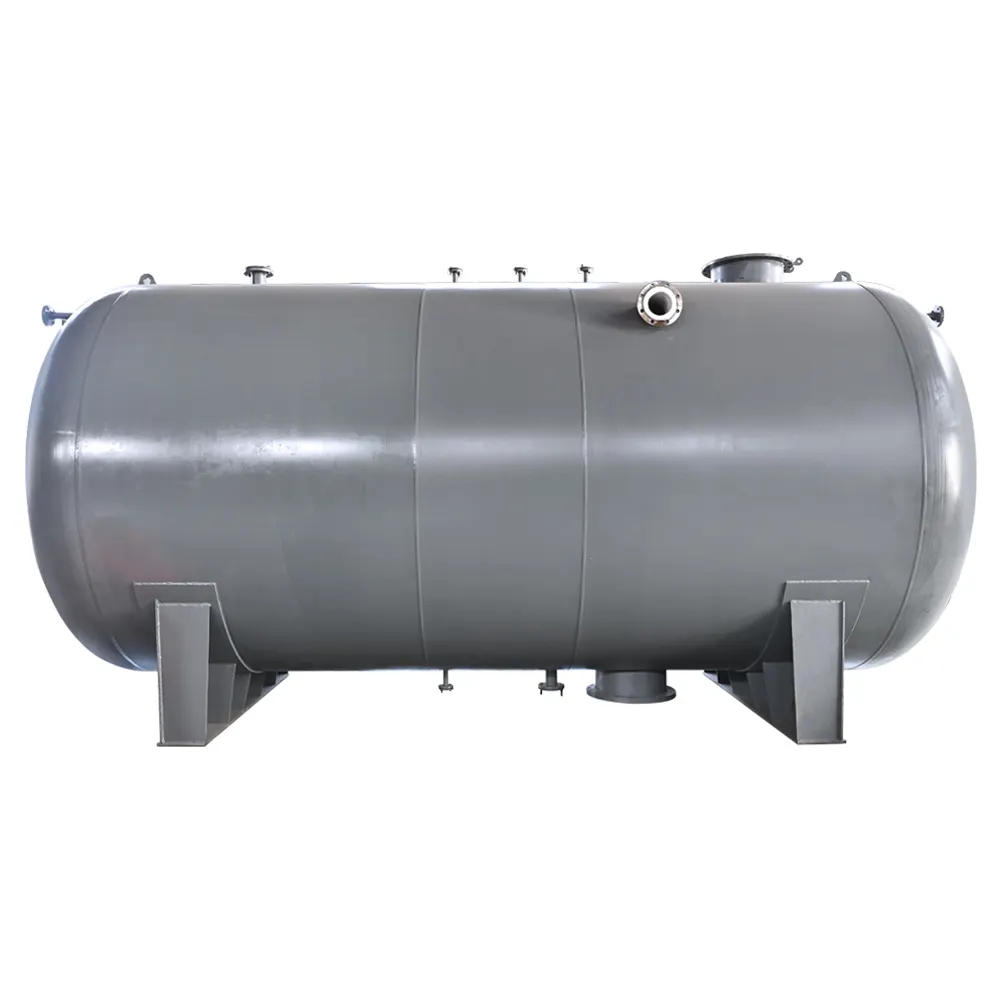PTFE kaplı yatay depolama tankı tampon tankı