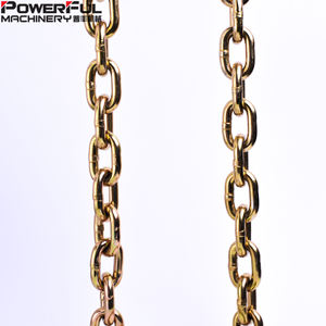 G70 Grado Acero Trinquete Remolque Carpeta Carga Cadena Horquilla Ganchos Heavy Duty 1/4 \ "5/16 \" Soldadura de hierro galvanizado para equipos pesados - Product Image 5