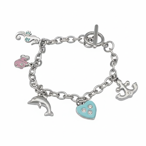 VIVI MARE Bracciale Charm alla Moda 18cm Accessorio Elegante - Product Image 2