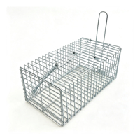 Piège à souris réutilisable en métal, cage de capture humaine pour rongeurs vivants, attrape-souris sans tuer pour la maison, le jardin, la ferme, lutte antiparasitaire