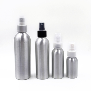 Flacons en aluminium vides de 100 ml, 150 ml, 200 ml pour crème corporelle, shampoing, avec petit pulvérisateur, emballage cosmétique. - Product Image 3