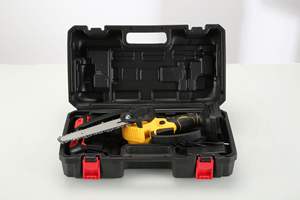 Scie à chaîne portative à batterie lithium pour la coupe du bois, mini scie portative pour la maison, scie à élaguer de jardin haute puissance, scie à chaîne rechargeable - Product Image 6