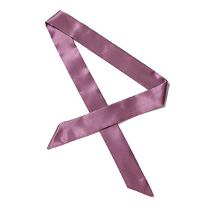 Écharpe fine vintage style <span class=keywords><strong>Liberty</strong></span> à petit imprimé floral avec bordure rouge pour femme, ruban pour cheveux tressés et nœud papillon - Product Image 5