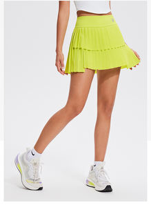 जेबों के साथ थोक कस्टम टेनिस स्कर्ट फिटनेस नरम नायलॉन गोल्फ ड्रेस शॉर्ट्स एथलेटिक स्कर्ट प्रशिक्षण - Product Image 4