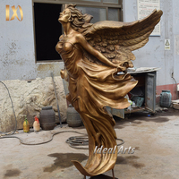 Sculpture féminine en métal moulé grandeur nature de jardin extérieur Fille nue en bronze sexy avec statue de livre à vendre