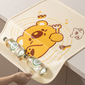 Heartmade Bear Kneading <b>Mat</b> Thickened Silicone Non Stick Baking Workbench Home Use - Product Image 3