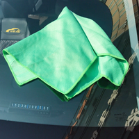 Chiffon en microfibre épais 300 g/m², sans peluches, sans traces, pour le nettoyage des vitres, des miroirs de voiture, lavable, en forme d'écailles de poisson, serviette pour voiture