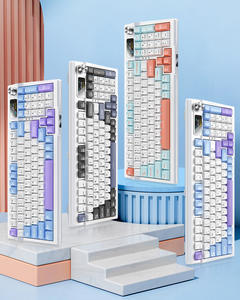 Teclas mecánicas de aluminio PBT Y95 con combinación de colores, anticolisión en todas las teclas, intercambiables en caliente, multimodo, con cable/inalámbricas, retroiluminación RGB, USB-C - Product Image 6