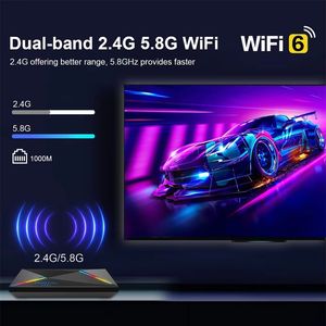 <span class=keywords><strong>TV</strong></span> Box Inteligente Mortal T9 con Chip Allwinner H728 2025, Android 14, WIFI 6, 8K HD, Compatible con BT5.4, Streaming Doméstico, Hecho en China - Product Image 3