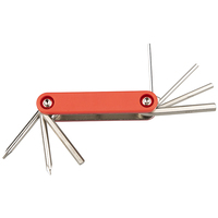 Kit d'outils de réparation de vélo multifonctionnel avec outil pliant 7 en 1 Kit d'outils d'entretien de vélo Durable avec boîte de 17 pièces