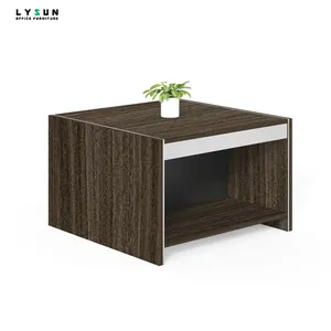Petite table basse de ménage de bureau à double étage multifonction simple moderne