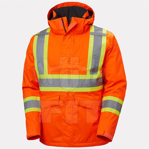 Personnalisable haute visibilité vêtements de travail d'hiver veste respirante haute visibilité sécurité tailles réfléchissantes couleurs disponibles avec le logo de l'entreprise - Product Image 1