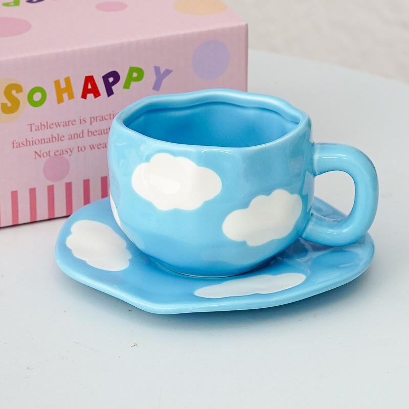 light blue sky with white clouds