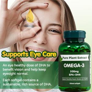 Cápsulas Blandas de Omega-3 Chinaherbs, Ricas en EPA y DHA, Suplementos para la Salud que Promueven la Salud del Cerebro y el Corazón, Salud Cardiovascular, Marca Privada - Product Image 6