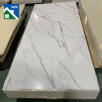 Panneaux muraux en PVC effet marbre brillant et imperméable 1220*2440mm, 3mm, pour hôtels - Nouveauté 2026